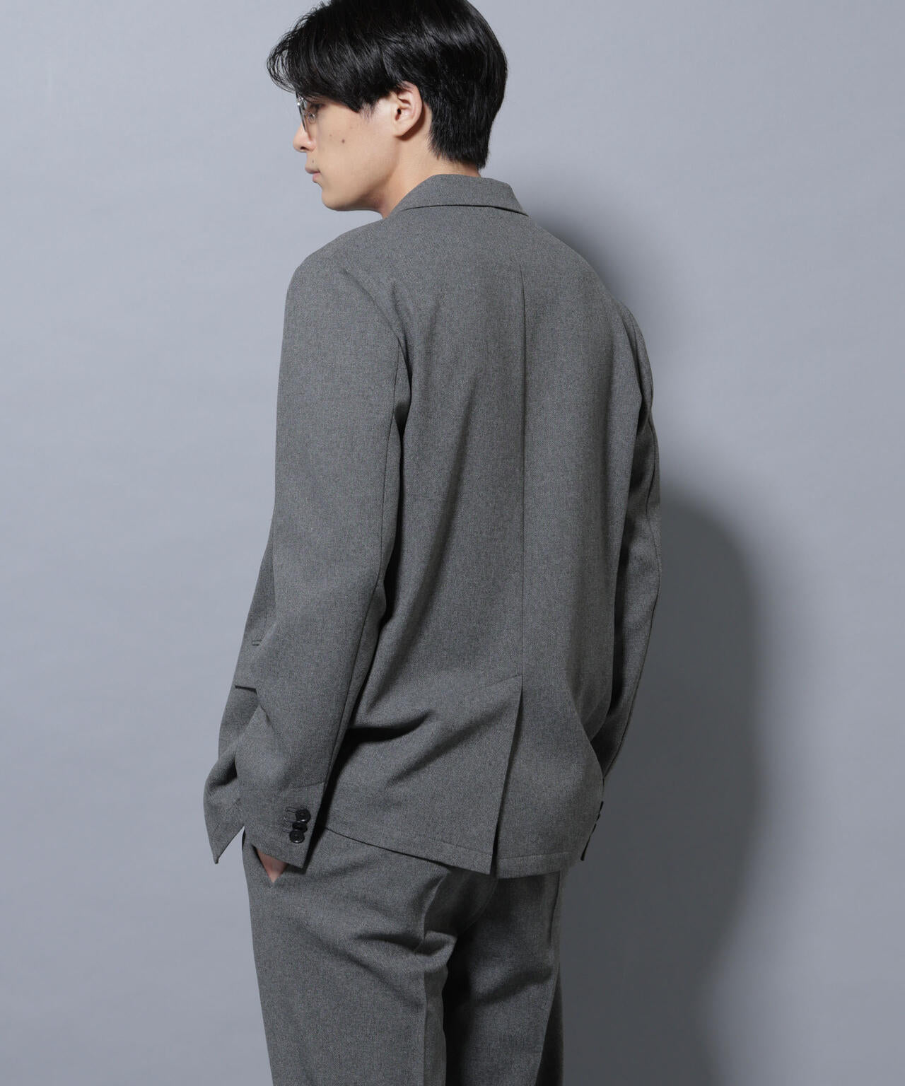 「Damerino」LANATEC(R)メランジオックスストレッチセットアップ
