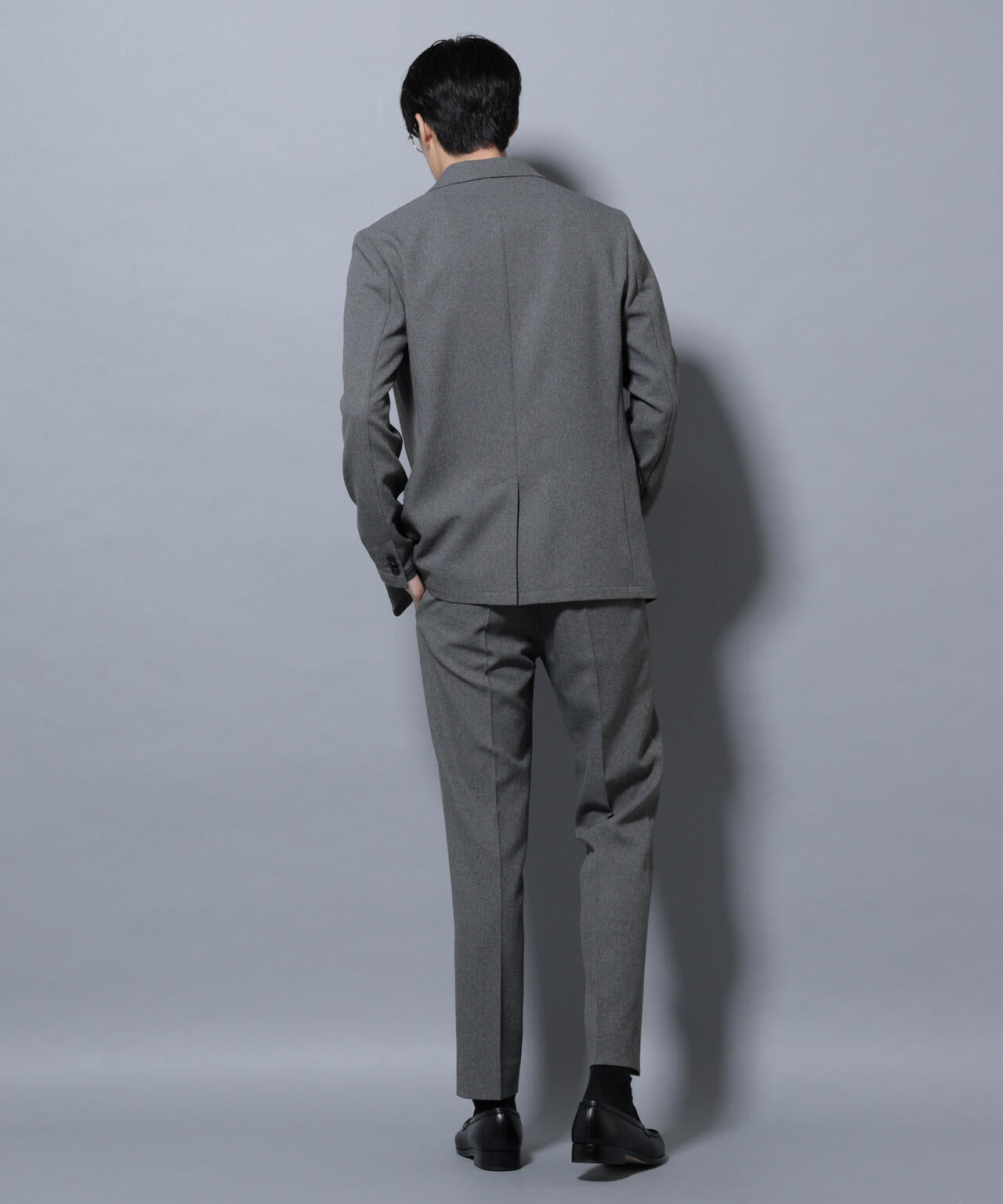 「Damerino」LANATEC(R)メランジオックスストレッチセットアップ