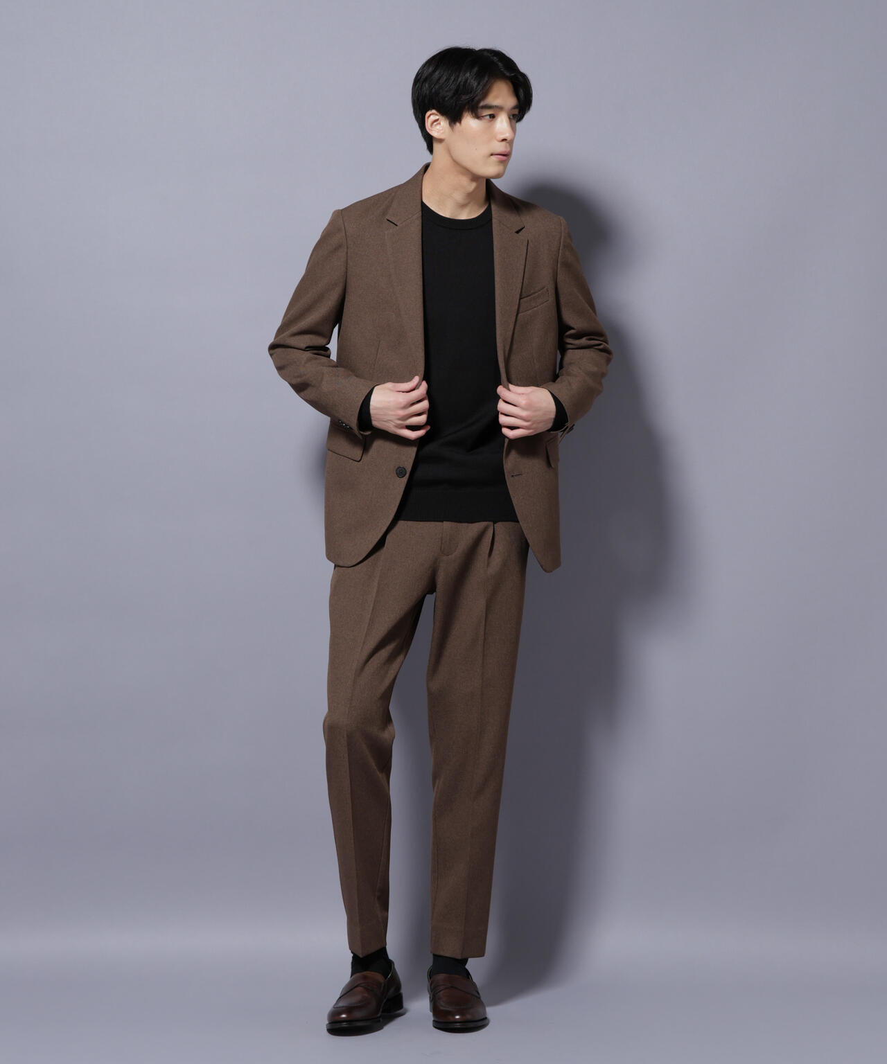 「Damerino」LANATEC(R) メランジツイルセットアップ